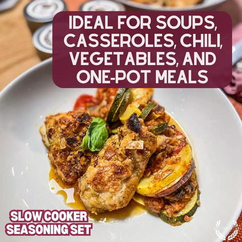 Gustus Vitae 6-Pack Slow Cooker Spice Blends Gift Set – Handcrafted Seasonings | Made in USA Gustus Vitae  Collections & Gift Sets