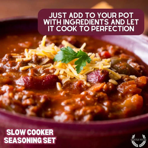 Gustus Vitae 6-Pack Slow Cooker Spice Blends Gift Set – Handcrafted Seasonings | Made in USA Gustus Vitae  Collections & Gift Sets