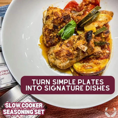 Gustus Vitae 6-Pack Slow Cooker Spice Blends Gift Set – Handcrafted Seasonings | Made in USA Gustus Vitae  Collections & Gift Sets