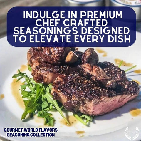 Gustus Vitae Global Gourmet Seasoning Set – 6 Artisan Spice Tins | Made in USA Gustus Vitae  Collections & Gift Sets