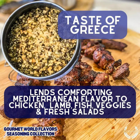 Gustus Vitae Global Gourmet Seasoning Set – 6 Artisan Spice Tins | Made in USA Gustus Vitae  Collections & Gift Sets