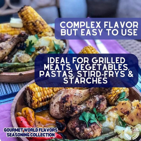 Gustus Vitae Global Gourmet Seasoning Set – 6 Artisan Spice Tins | Made in USA Gustus Vitae  Collections & Gift Sets