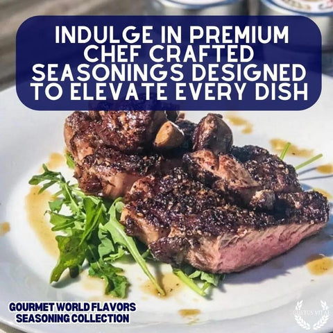 Gustus Vitae Global Gourmet Seasoning Set – 6 Artisan Spice Tins | Made in USA Gustus Vitae  Collections & Gift Sets