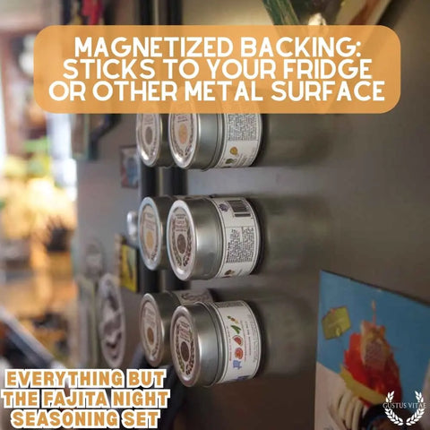 Gustus Vitae Gourmet Fajita Spice Set – 4-Piece Seasoning Collection | Made in USA Gustus Vitae  Collections & Gift Sets