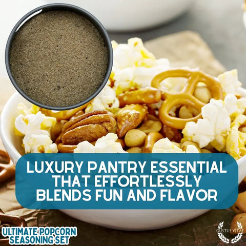 Gustus Vitae Gourmet Popcorn Seasoning Collection – Six Flavor Set | Made in USA Gustus Vitae  Collections & Gift Sets