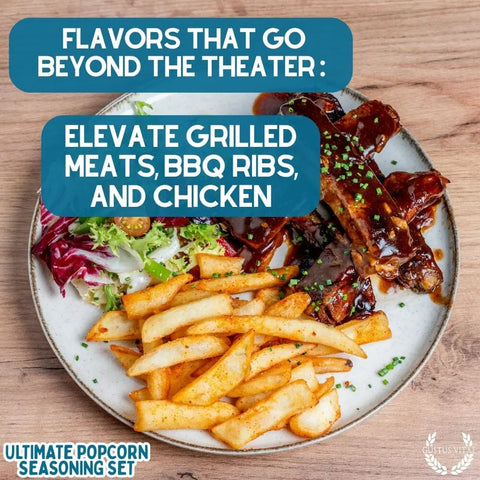 Gustus Vitae Gourmet Popcorn Seasoning Collection – Six Flavor Set | Made in USA Gustus Vitae  Collections & Gift Sets