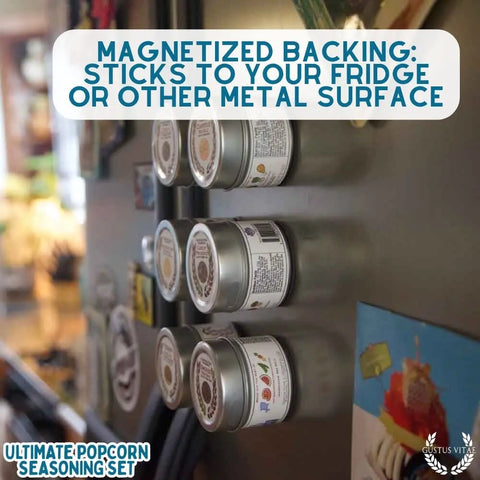 Gustus Vitae Gourmet Popcorn Seasoning Collection – Six Flavor Set | Made in USA Gustus Vitae  Collections & Gift Sets