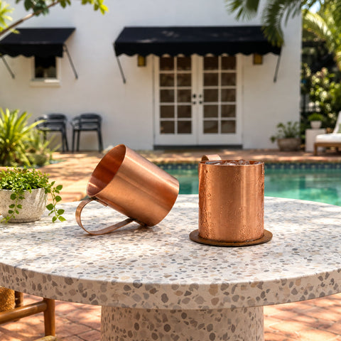 Pure Copper Moscow Mule Mug – Handcrafted Drinkware | Made in USA Havens | Luxury Metals  Drinkware > Copper