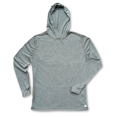 Lightweight Gray Hoodie Pullover – Soft Blend Fabric | Made in USA Wilson Lane Apparel  shirt
