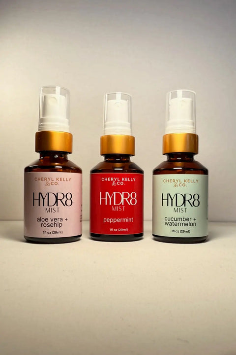 HYDR8 Trio Cheryl Kelly & Co., Inc.  Hydrosol Mist