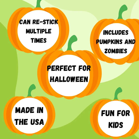 Halloween Customizable Sticker Sheet – Creative Fun for Kids | Made in USA Chatelet Manufacturing 