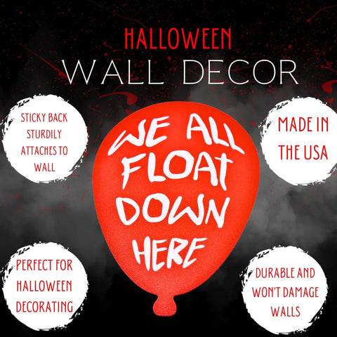 Halloween Vinyl Wall Decal – Spooky Cats Bats Ghosts | Made in USA Chatelet Manufacturing 
