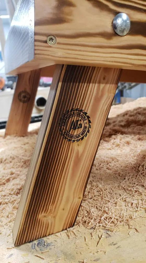 Hand Charred American Flag Cornhole Boards (Set of 2) American Grains LLC 