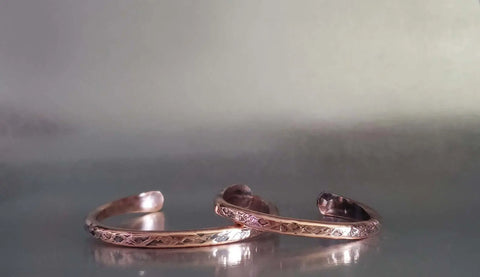 Hand Forged 6-Gauge Copper Cuff Bangle – Alexa Martha | Handmade in USA Alexa Martha Designs  Bracelet