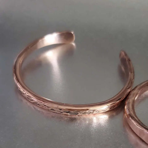 Hand Forged 6-Gauge Copper Cuff Bangle – Alexa Martha | Handmade in USA Alexa Martha Designs  Bracelet
