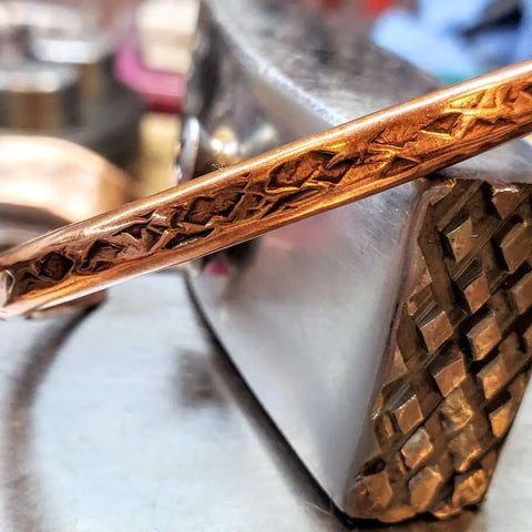Hand Forged 6-Gauge Copper Cuff Bangle – Alexa Martha | Handmade in USA Alexa Martha Designs  Bracelet