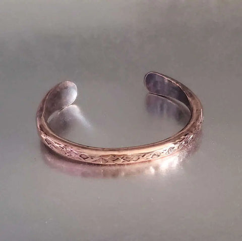 Hand Forged 6-Gauge Copper Cuff Bangle – Alexa Martha | Handmade in USA Alexa Martha Designs  Bracelet
