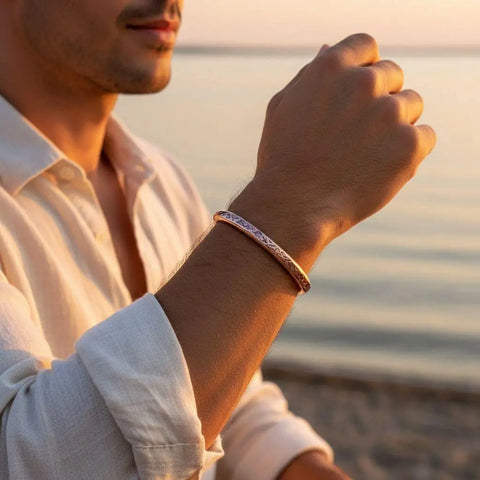 Hand Forged 6-Gauge Copper Cuff Bangle – Alexa Martha | Handmade in USA Alexa Martha Designs  Bracelet