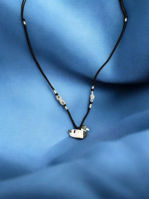 Hand-Painted Duck Pendant Necklace – Lightweight Black Cord Jewelry | Nature-Inspired Gift | Made in USA Michelle Marie Boutique  Necklaces