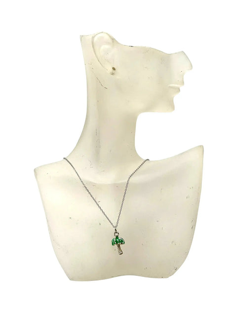 Island Paradise Painted Palm Tree Charm Necklace Michelle Marie Boutique  Necklace