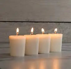 Hand-Poured Apple Harvest Soy Votive Candles 4-Pack – Eco-Friendly Home Fragrance | Made in USA MorninWood Candles  Candles