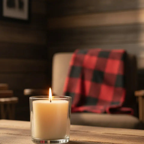 Hand-Poured Apple Harvest Soy Votive Candles 4-Pack – Eco-Friendly Home Fragrance | Made in USA MorninWood Candles  Candles