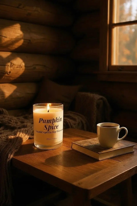 Hand Poured Pumpkin Spice Soy Wax Candle – Autumn Scented Home Fragrance | Made in USA Bath Bums 