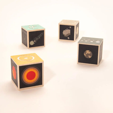 Handcrafted 1.75 Inch Wooden Solar System Educational Blocks for Kids Astronomy – Uncle Goose | Made in USA Uncle Goose  Discovery