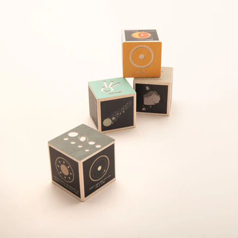 Handcrafted 1.75 Inch Wooden Solar System Educational Blocks for Kids Astronomy – Uncle Goose | Made in USA Uncle Goose  Discovery
