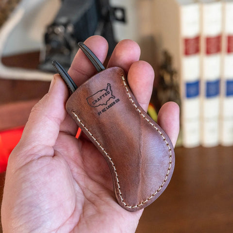 Handcrafted 4 Inch Leather Tool Sheath for Knipex Pliers 87 01 100 – Durable Veg-Tanned Cover | Made in USA KC Laser Co 