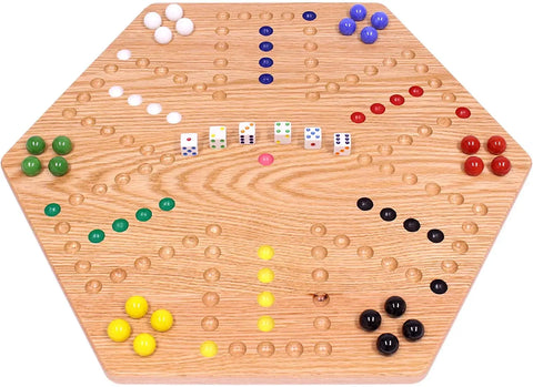 Handcrafted Aggravation Marble Board Game – Double-Sided Classic Family Fun | Made in USA Amish Toy Box  Wooden Toys,Games and Puzzles