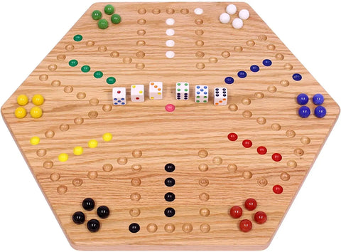 Handcrafted Aggravation Marble Board Game – Double-Sided Classic Family Fun | Made in USA Amish Toy Box  Wooden Toys,Games and Puzzles