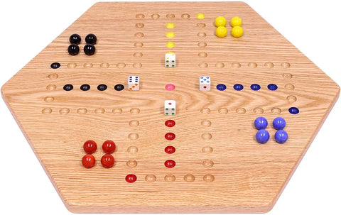 Handcrafted Aggravation Marble Board Game – Double-Sided Classic Family Fun | Made in USA Amish Toy Box  Wooden Toys,Games and Puzzles