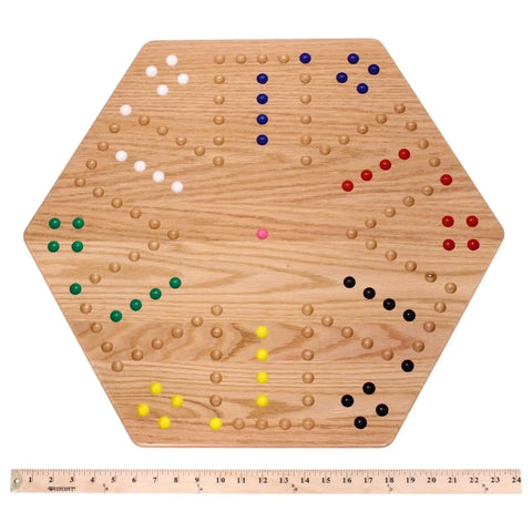 Handcrafted Aggravation Marble Board Game – Double-Sided Classic Family Fun | Made in USA Amish Toy Box  Wooden Toys,Games and Puzzles