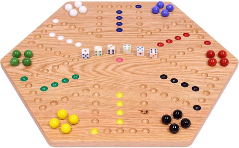 Handcrafted Aggravation Marble Board Game – Double-Sided Classic Family Fun | Made in USA Amish Toy Box  Wooden Toys,Games and Puzzles