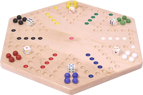 Handcrafted Aggravation Marble Board Game – Double-Sided Classic Family Fun | Made in USA Amish Toy Box  Wooden Toys,Games and Puzzles