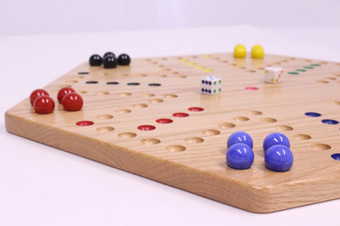 Handcrafted Aggravation Marble Board Game – Double-Sided Classic Family Fun | Made in USA Amish Toy Box  Wooden Toys,Games and Puzzles