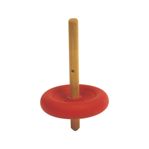 Handcrafted Amish Wooden Spinning Top Toy with Pull String – 8 Inch Pine Classic Toy | Made in USA Amish Toy Box  Toy