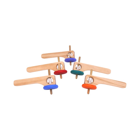 Handcrafted Amish Wooden Spinning Top Toy with Pull String – 8 Inch Pine Classic Toy | Made in USA Amish Toy Box  Toy