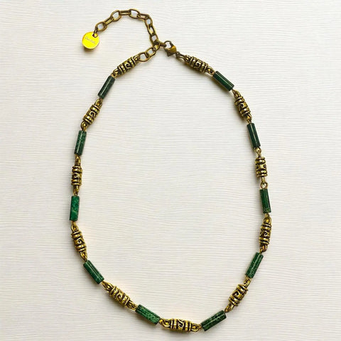 Handcrafted Aqua Terra Jasper Jewelry Set – 25 Inch Necklace, 7 Inch Bracelet, 1 Inch Earrings | Made in USA Michelle Marie Boutique  Jewelry Set