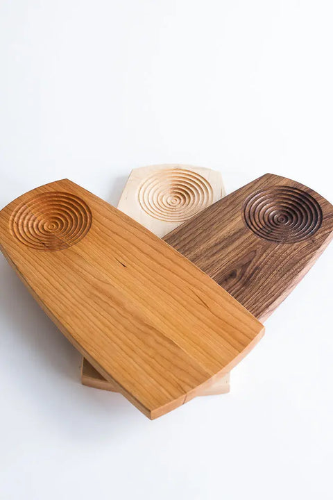 Handcrafted Artisan Hardwood Dipping Board 7x5.25 Inch – Food Safe Finish | Made in USA Millstream Home  Kitchen + Dining