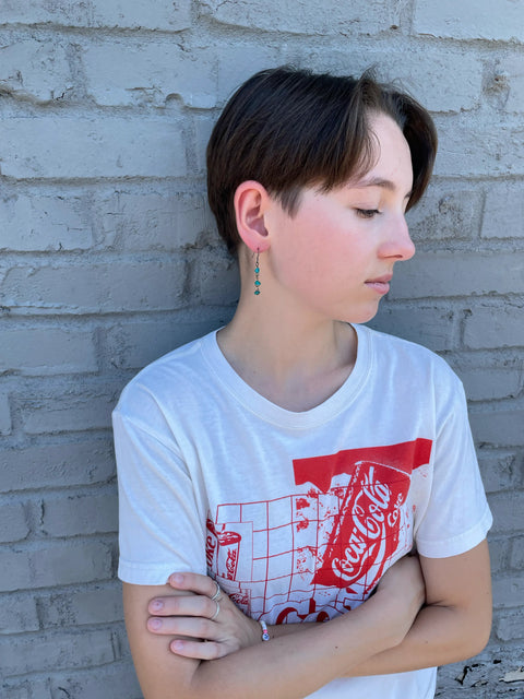 Handcrafted Aventurine Stone Drop Earrings – Lightweight Triple Rock Design | Made in USA Jewelry Michelle Marie Boutique  Earrings