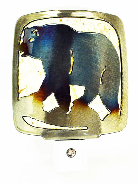 Handcrafted Bear Night Light – Warm Glow Woodland Silhouette | Made in USA Family-Owned Knights Home Decor  item