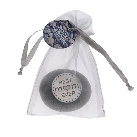 Handcrafted Best Mom Ever Keepsake Stone Decorative Paperweight – Whitney Howard Designs | Made in USA Whitney Howard Designs  Rock Garden