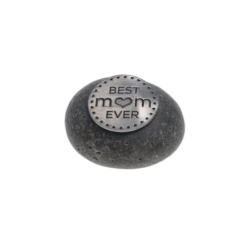 Handcrafted Best Mom Ever Keepsake Stone Decorative Paperweight – Whitney Howard Designs | Made in USA Whitney Howard Designs  Rock Garden