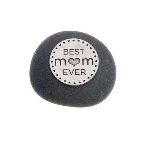 Handcrafted Best Mom Ever Keepsake Stone Decorative Paperweight – Whitney Howard Designs | Made in USA Whitney Howard Designs  Rock Garden
