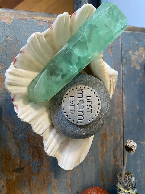 Handcrafted Best Mom Ever Keepsake Stone Decorative Paperweight – Whitney Howard Designs | Made in USA Whitney Howard Designs  Rock Garden
