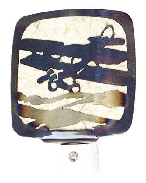 Handcrafted Bi-Plane Silhouette Night Light – Veteran-Owned USA-Made Home Accent Knights Home Decor  item