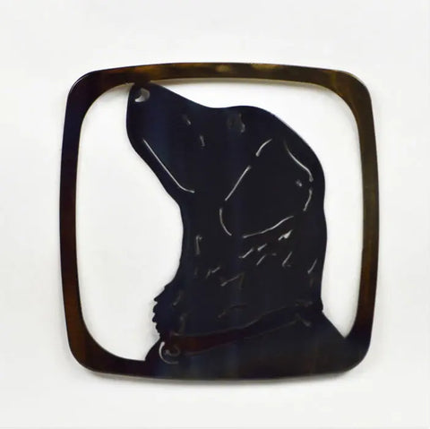 Handcrafted Black Lab Cast Iron Trivet – Durable Heat-Resistant Kitchen Accessory | Made in USA Knights Home Decor  item