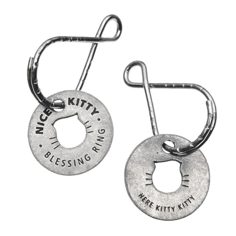 Handcrafted Blessing Ring Key Ring – Inspirational Pewter Charm | Made in USA Whitney Howard Designs  Blessing Ring